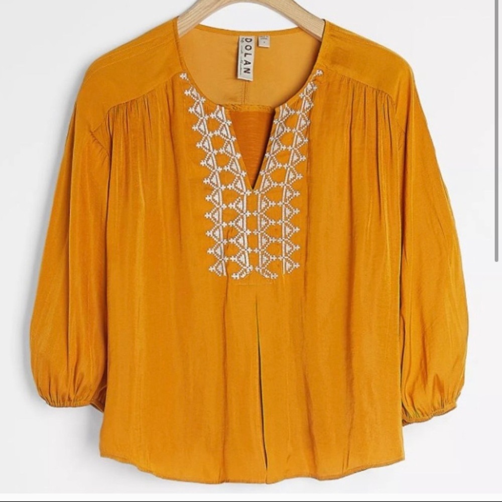 NEW - Anthropologie Alvia Pheasant Top